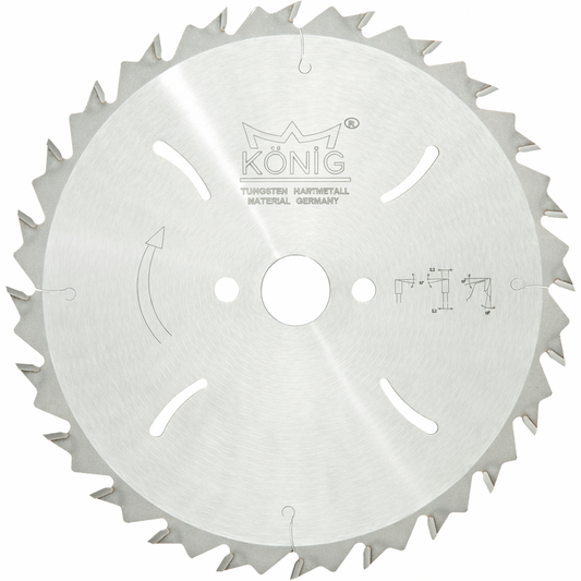 Atlamalı BG Dişli Ahşap Daire Testereleri